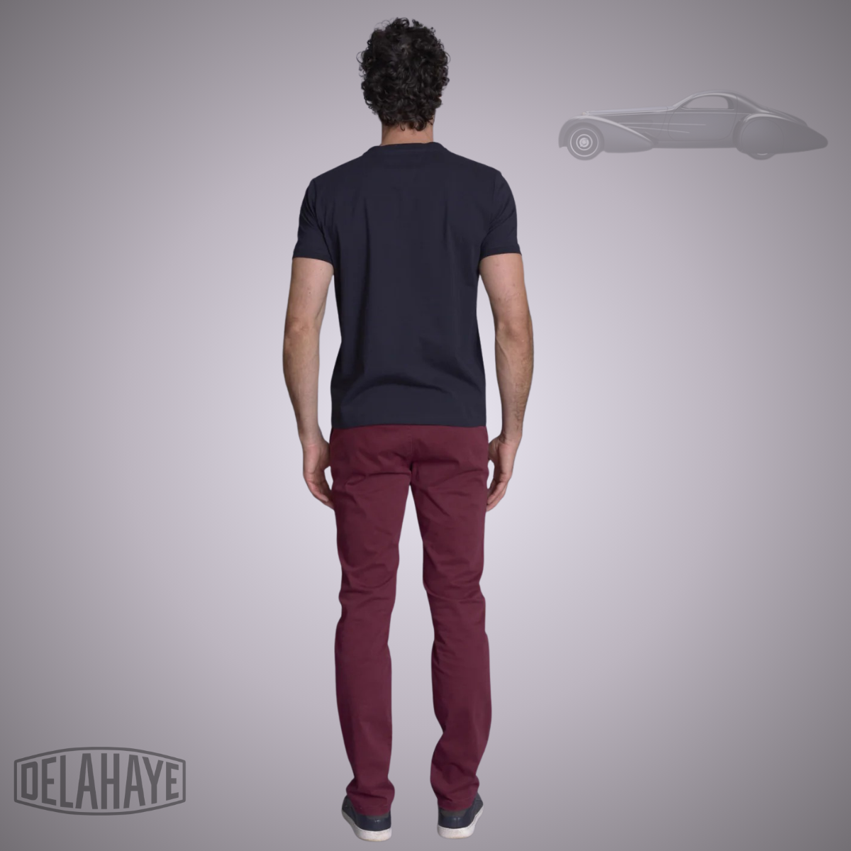 Delahaye Tee Shirt "Lovusantu" - Bleu nuit