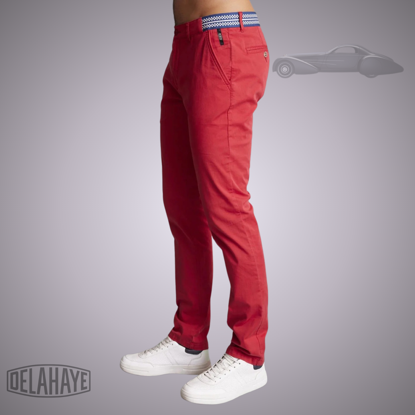 Delahaye Pantalon "Paraguano" - Rouge