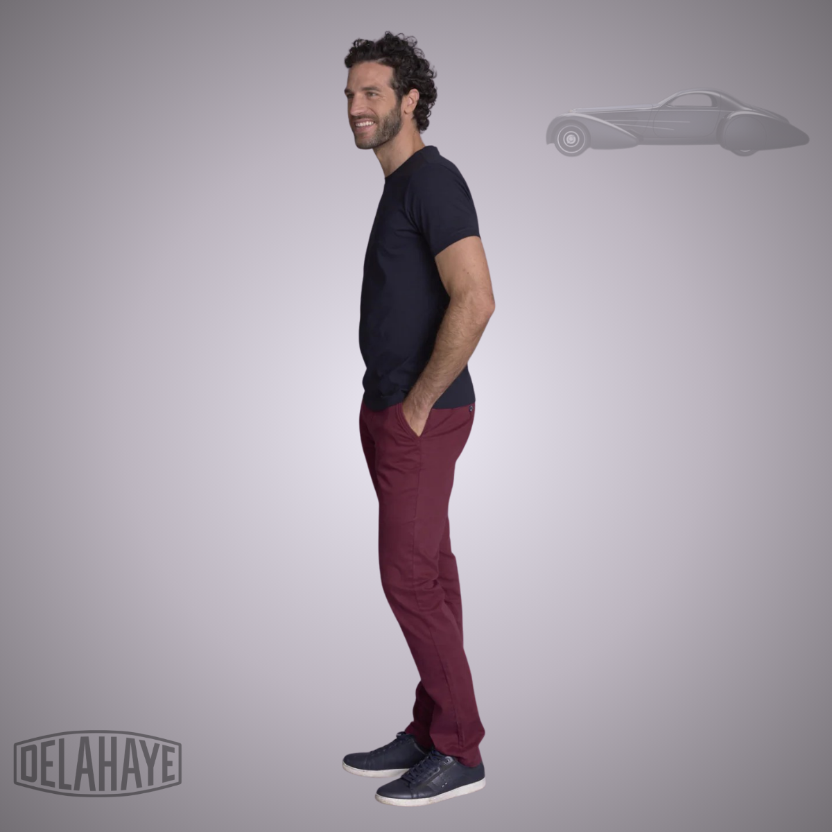 Delahaye Tee Shirt "Lovusantu" - Bleu nuit
