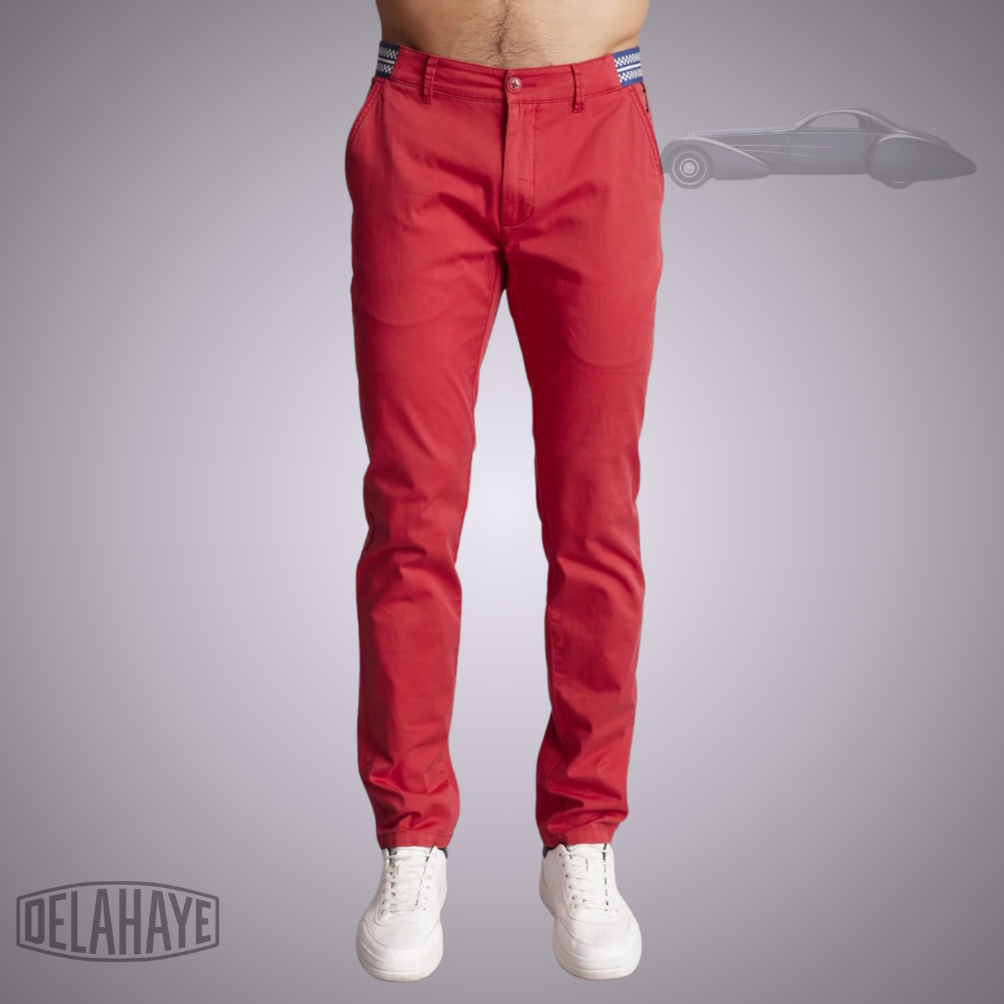 Delahaye Pantalon "Paraguano" - Rouge