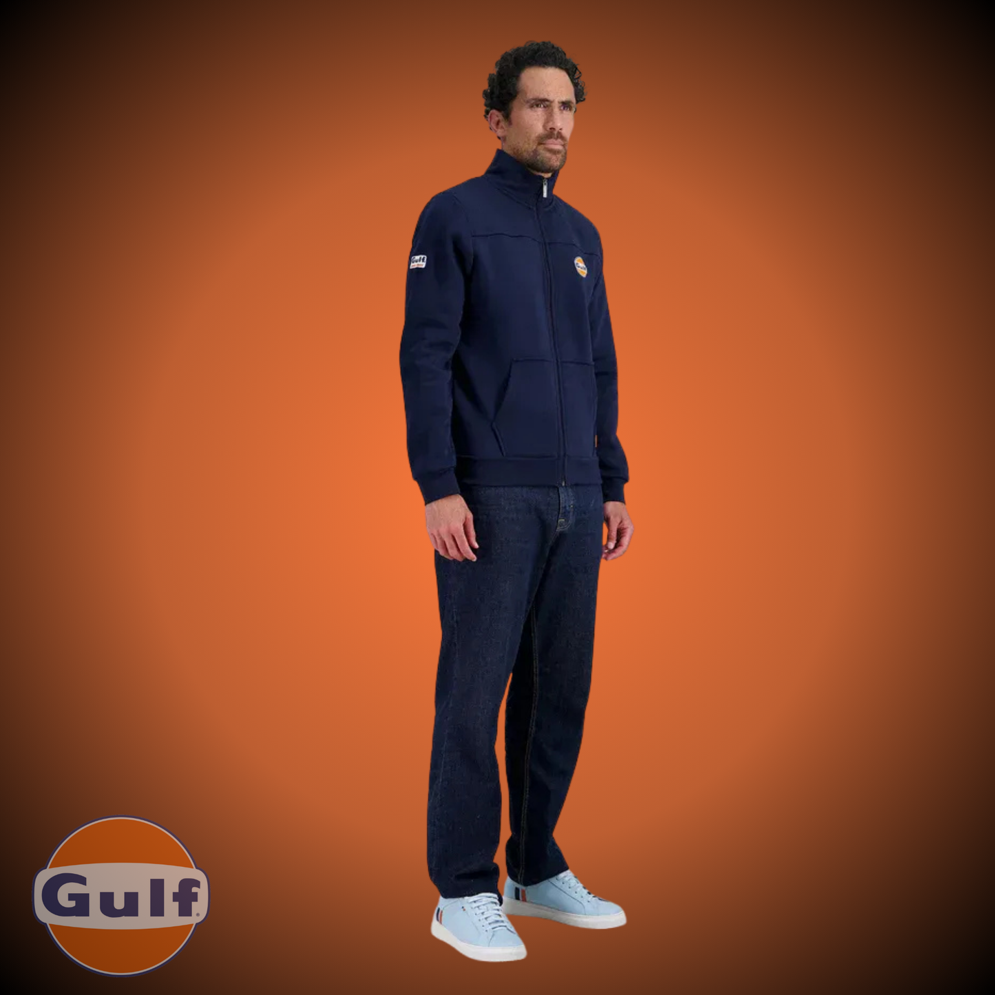 Gulf "Trackjacket Classic" Jacket - Sky Blue