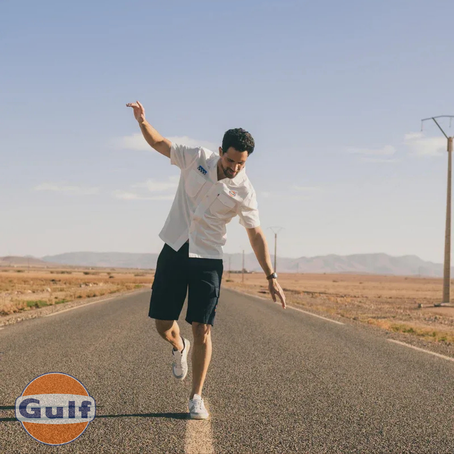 Gulf Chemise "Mechanics" - Blanc