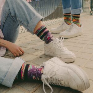 Américan Socks Chaussettes "Día de los muertos" - Mid High