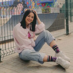 Américan Socks Chaussettes "Día de los muertos" - Mid High