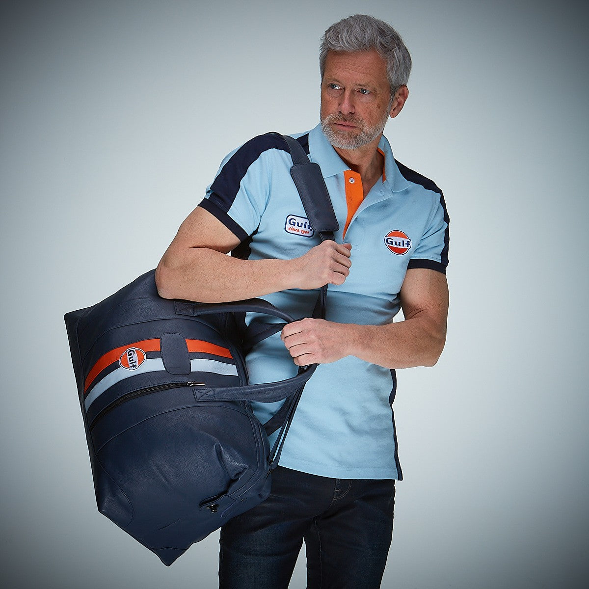 Gulf Sac Cuir "Travel Bag" - Navy