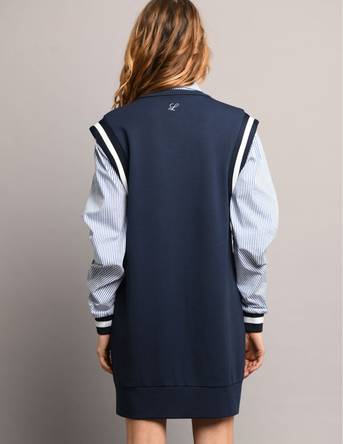 Lady Delahaye Robe - Marine - Pau Motors Shop