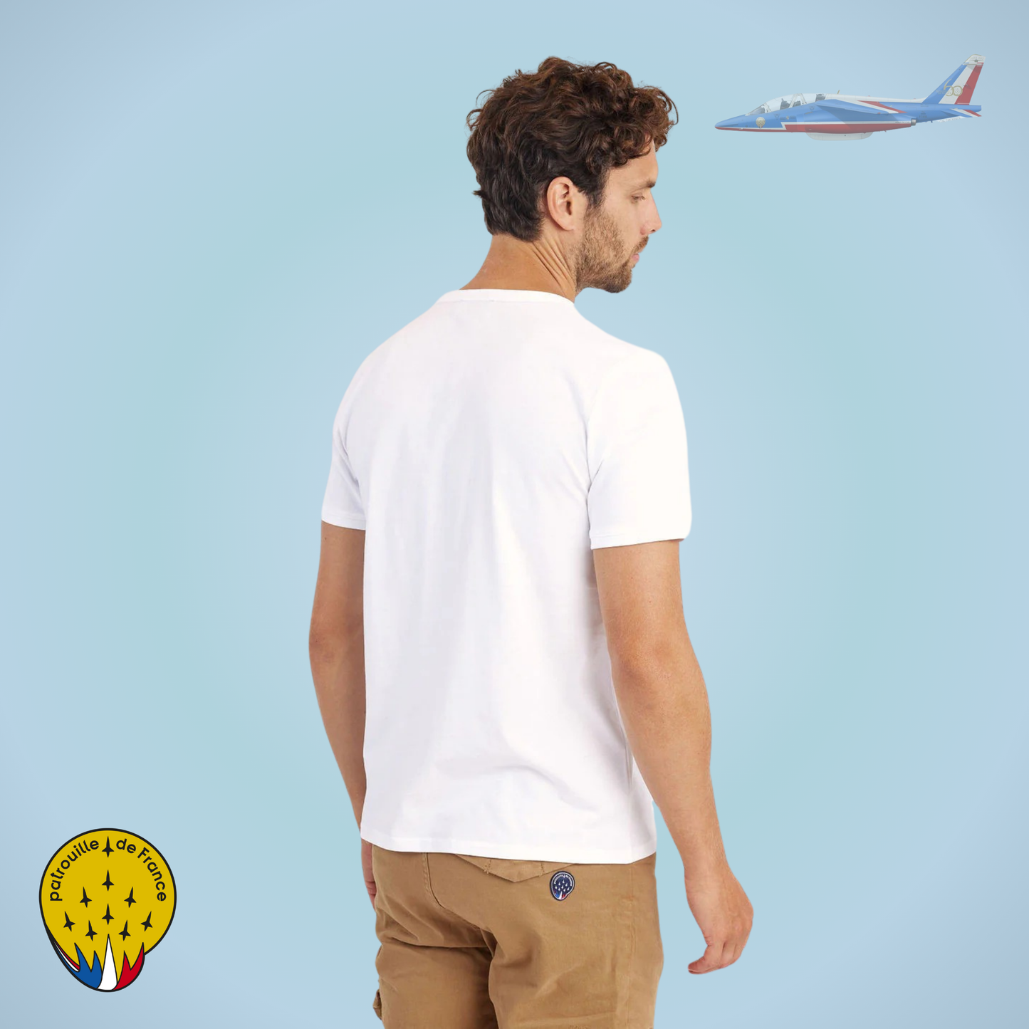 PAF Tee Shirt "Vendome National" - Blanc