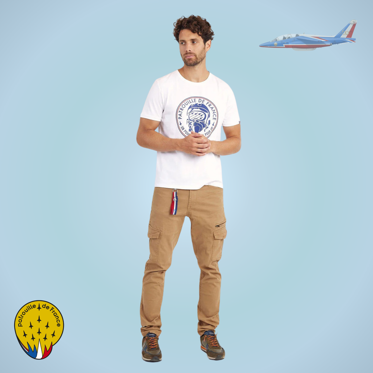 PAF Tee Shirt "Vendome National" - Blanc