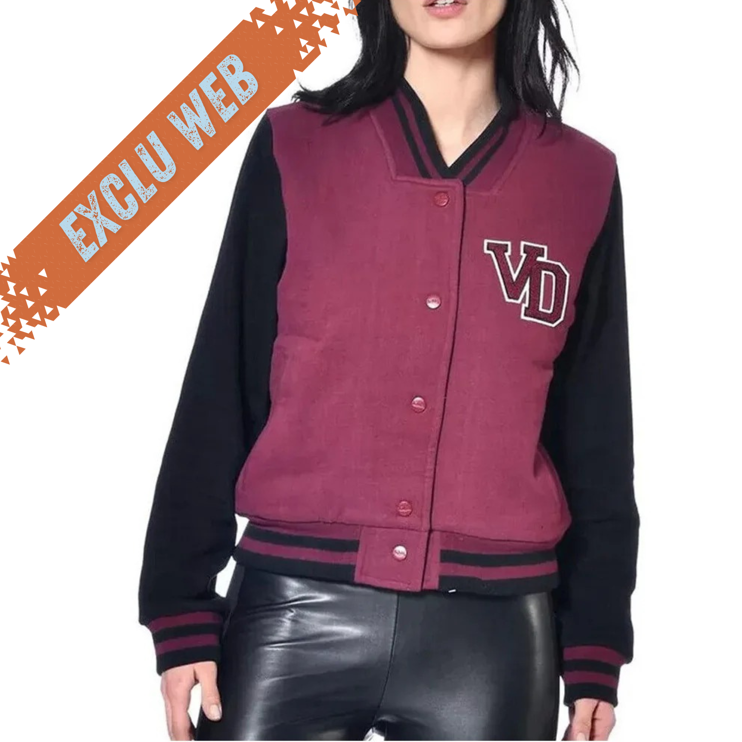 VD Veste Teddy MINI - Bordeaux