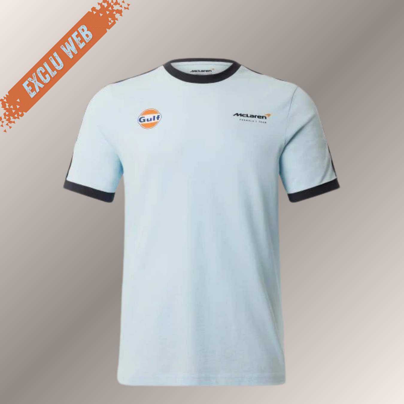 McLaren Gulf Ringer Taper Tee Blue (Exclu Web)