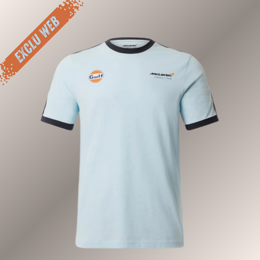 McLaren Gulf Ringer Taper Tee Blue (Exclu Web)