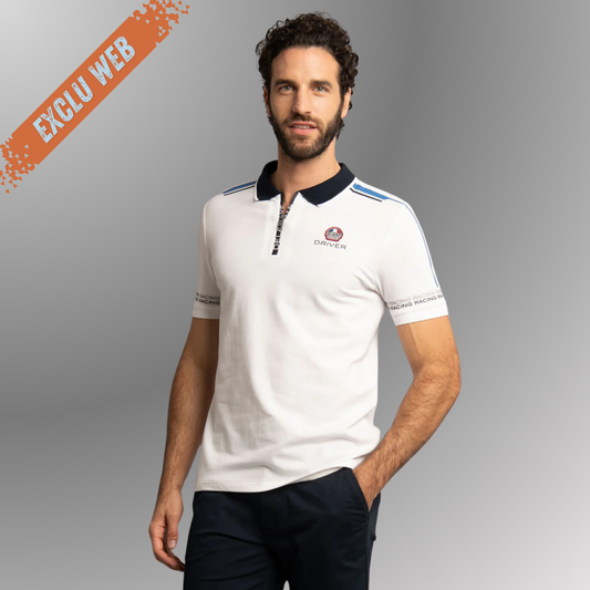 Delahaye Polo MC LAULNE - Blanc (Exclu Web) - 1 en stock