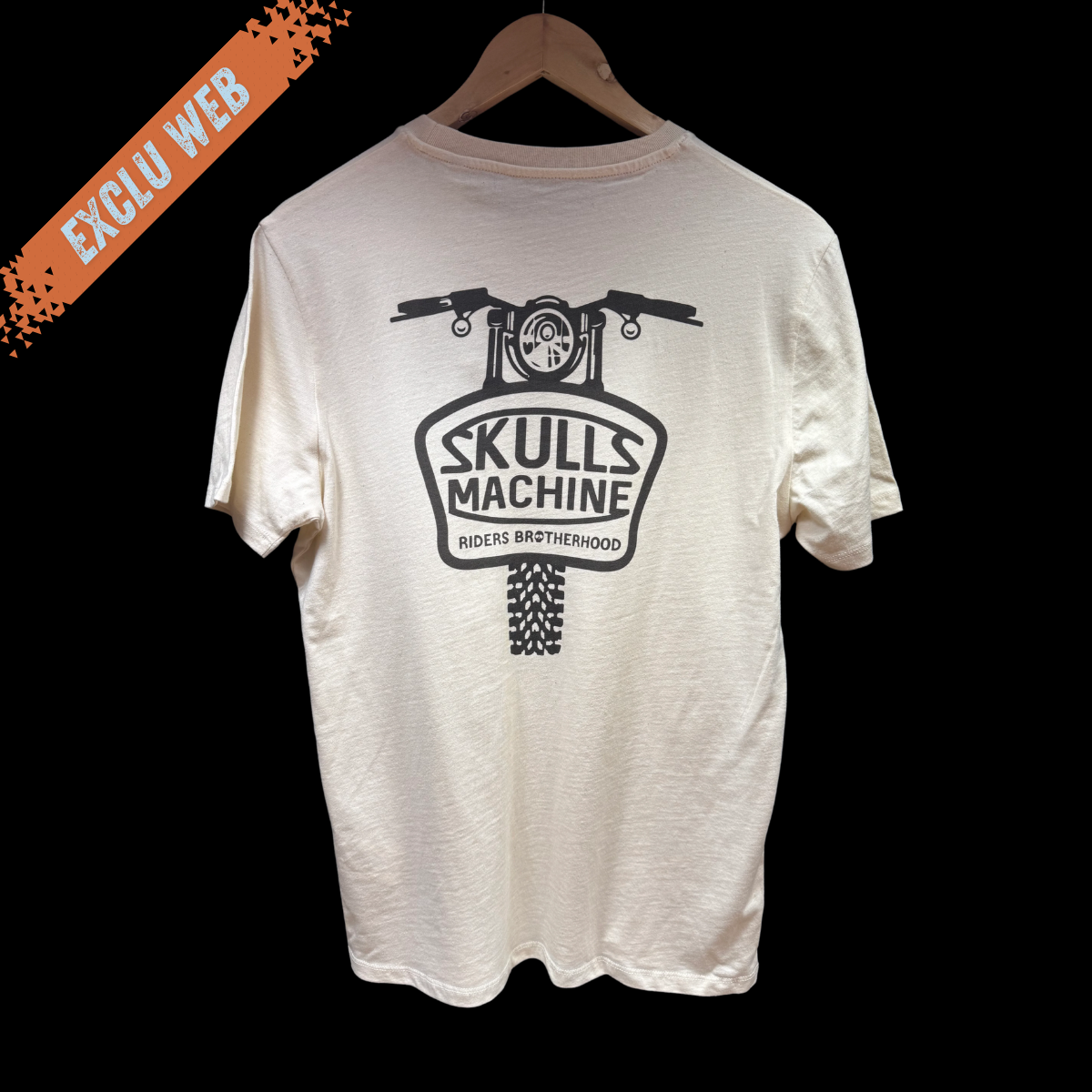 Skulls Machine Tee Shirt Print MOTO - RAW