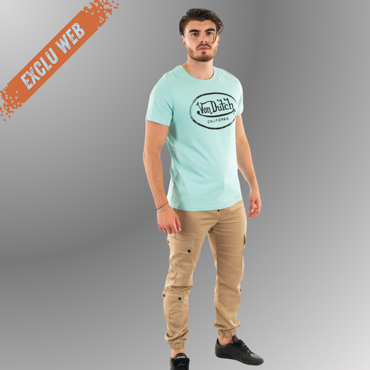 VD Tee Shirt AARON - Turquoise (Exclu Web)