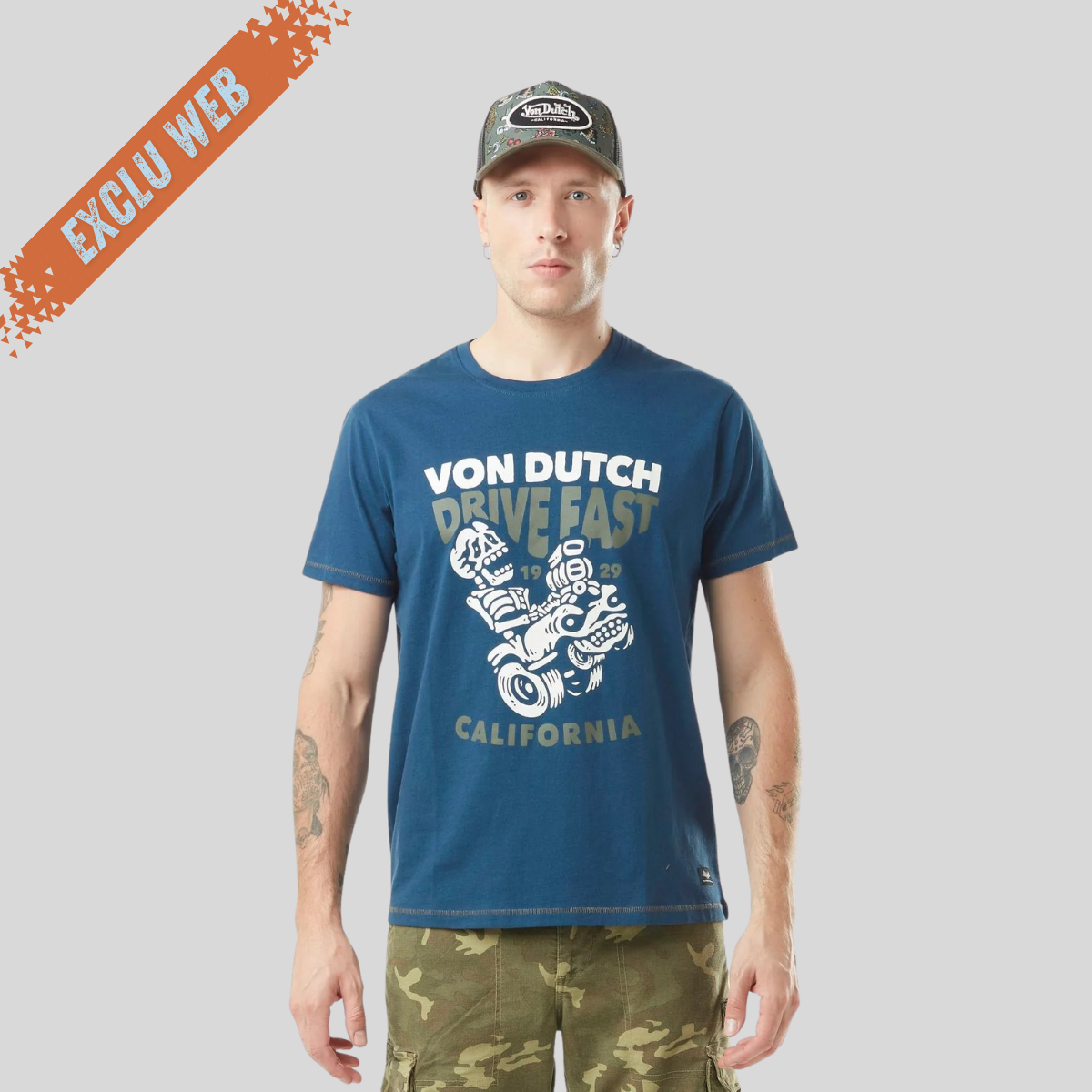 VD Tee Shirt DRIVE - Bleu (Exclu Web)
