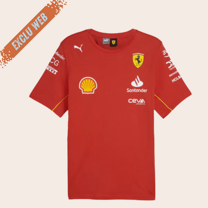 Scuderia Ferrari Tee Shirt Team 2024