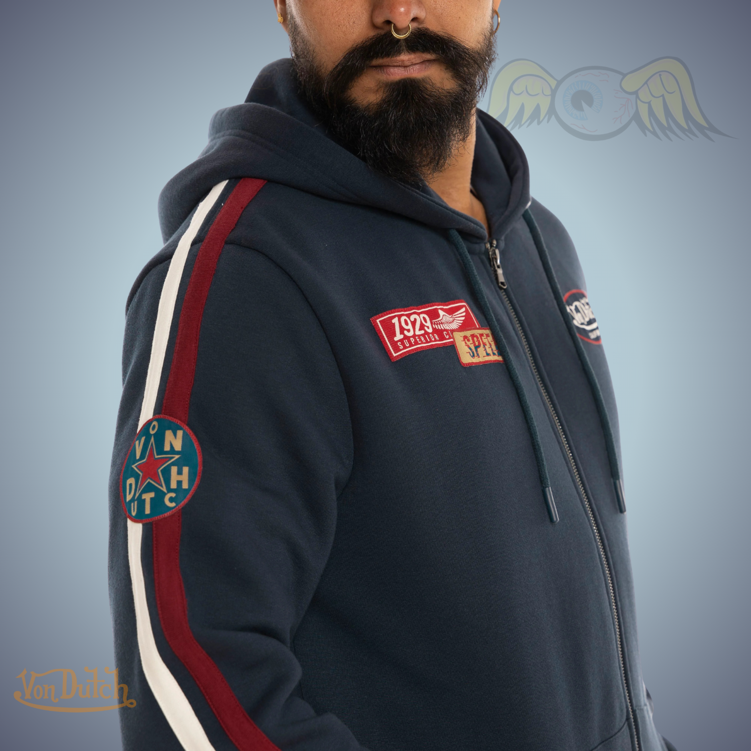 VD Sweat Capuche "Chad" - Navy