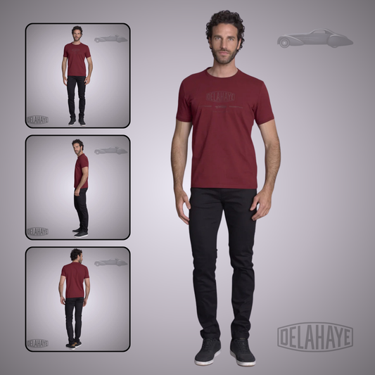 Delahaye Tee Shirt "Lovusantu" - Rubis