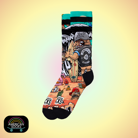 Américan Socks Chaussettes "Son of a Beach" – Mid High