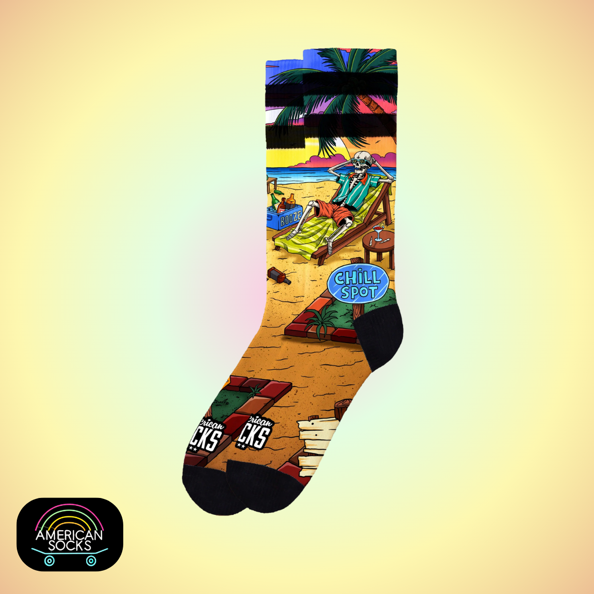 Américan Socks Chaussettes "Chiller" – Mid High