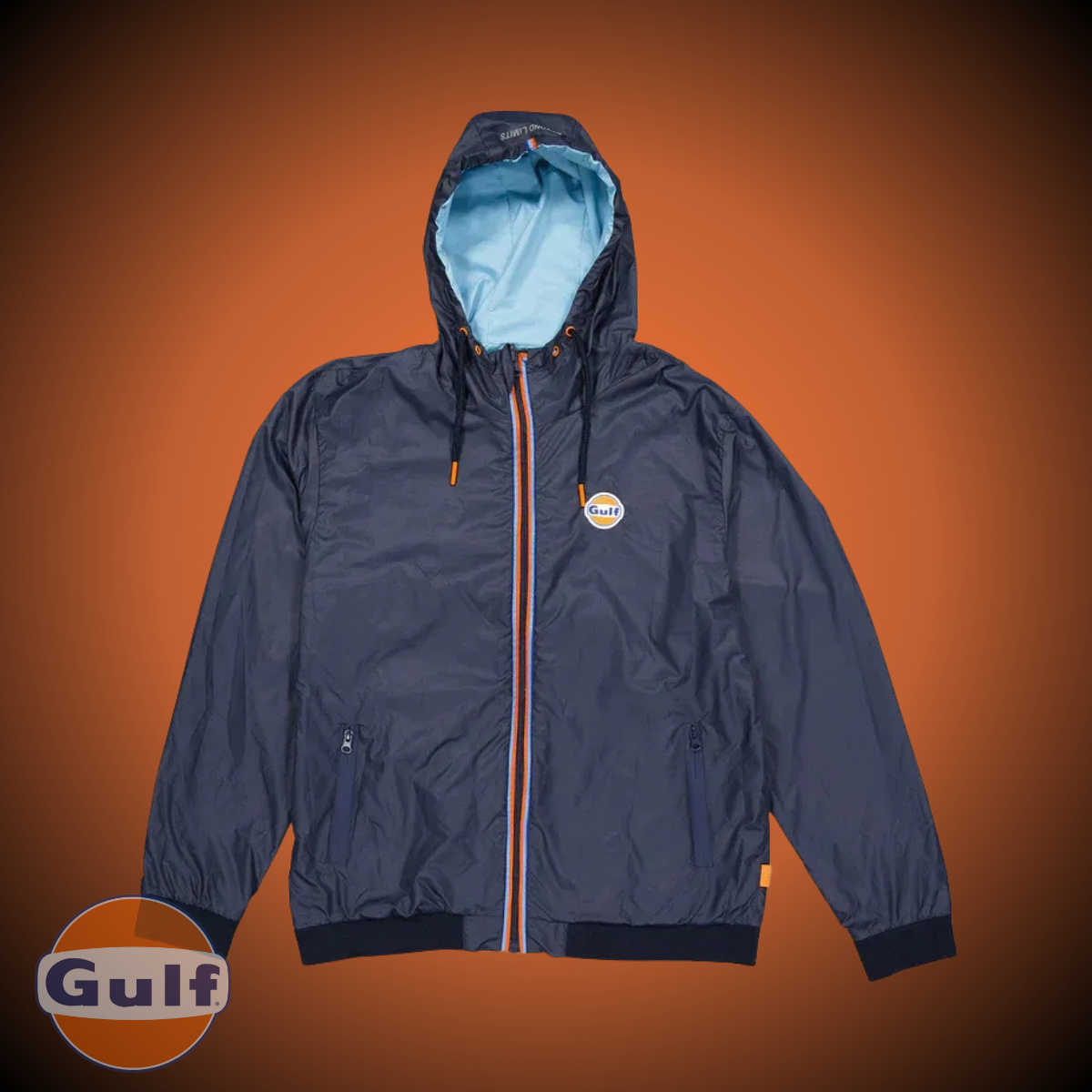 Gulf Coupe Vent "Reverso" - Navy/Gulf Blue