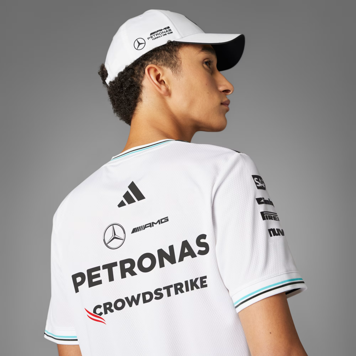 AMG Petronas Tee Shirt Team 2025 - Blanc