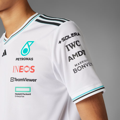 AMG Petronas Tee Shirt Team 2025 - Blanc