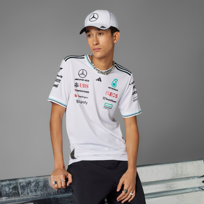 AMG Petronas Tee Shirt Team 2025 - Blanc
