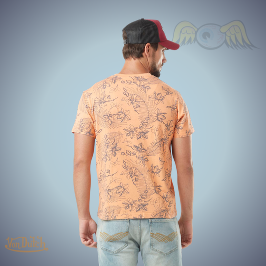 VD Tee Shirt "Front" - Orange - Jusqu'au 3XL