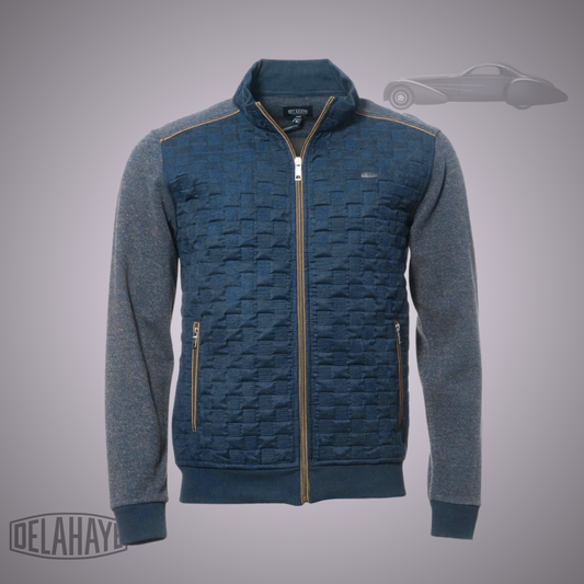 Delahaye Gilet Matelassé - Marine/Brun