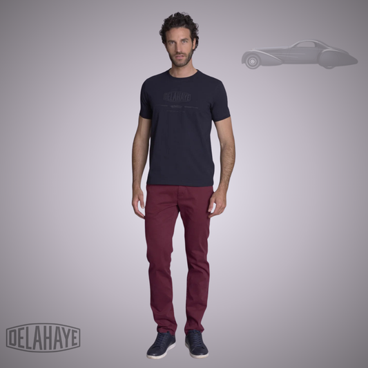 Delahaye Tee Shirt "Lovusantu" - Bleu nuit