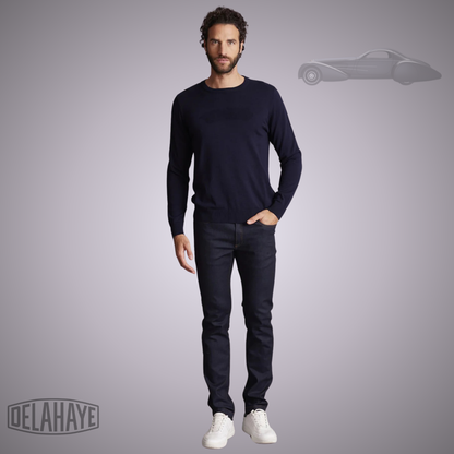 Delahaye Pull "Horizon" - Marine - Jusqu'au 4XL