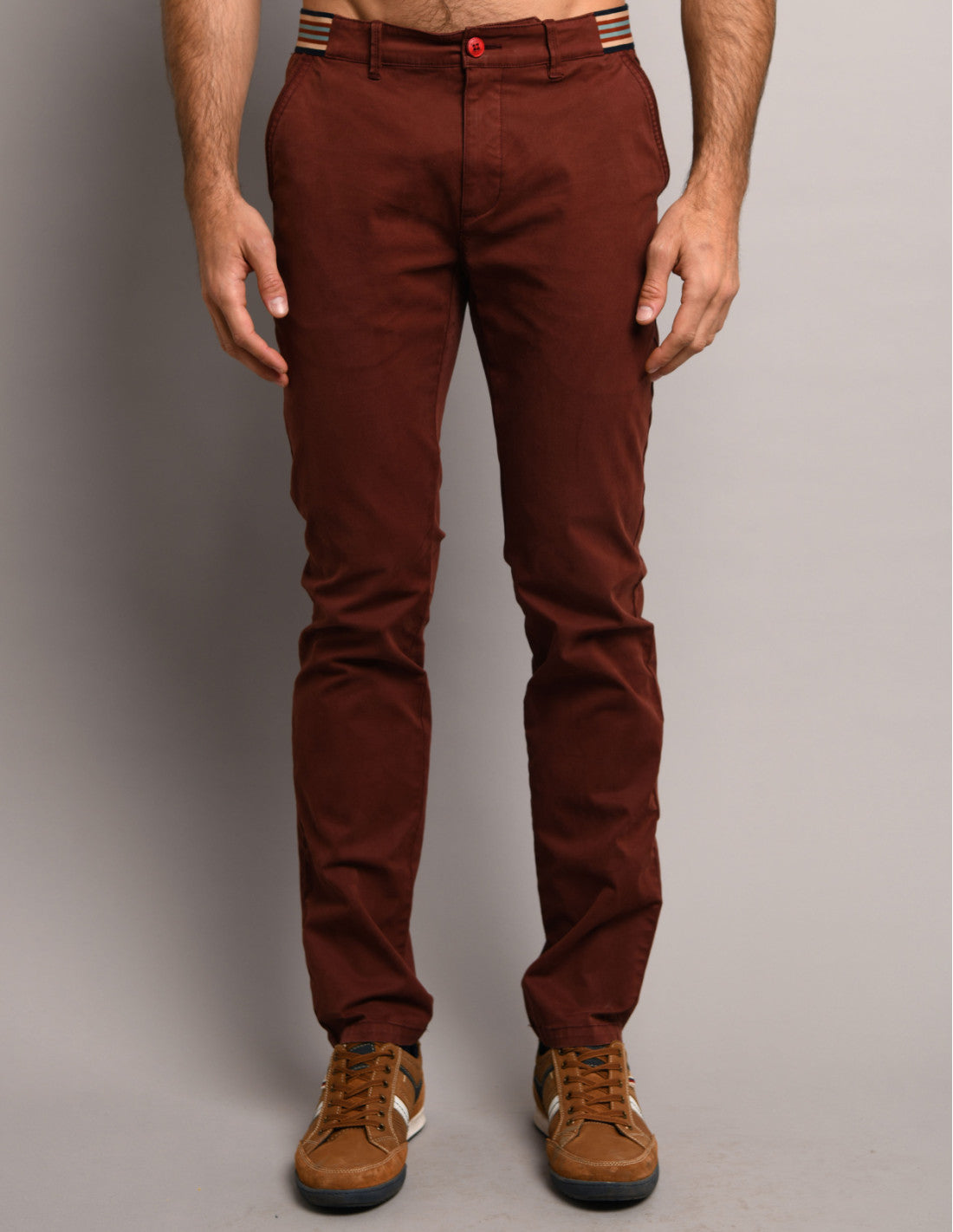 Delahaye Pantalon Chino - Rouille