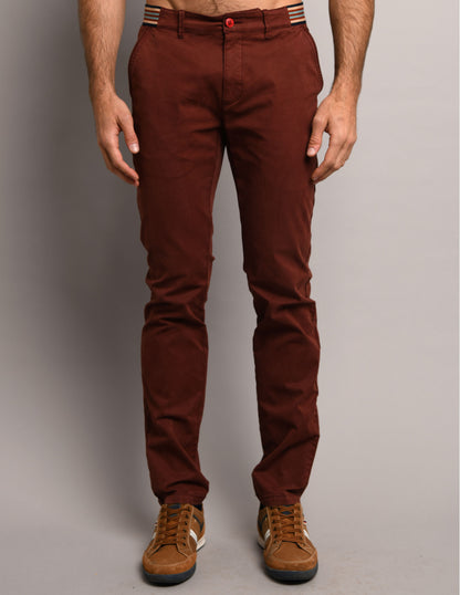 Delahaye Pantalon Chino - Rouille