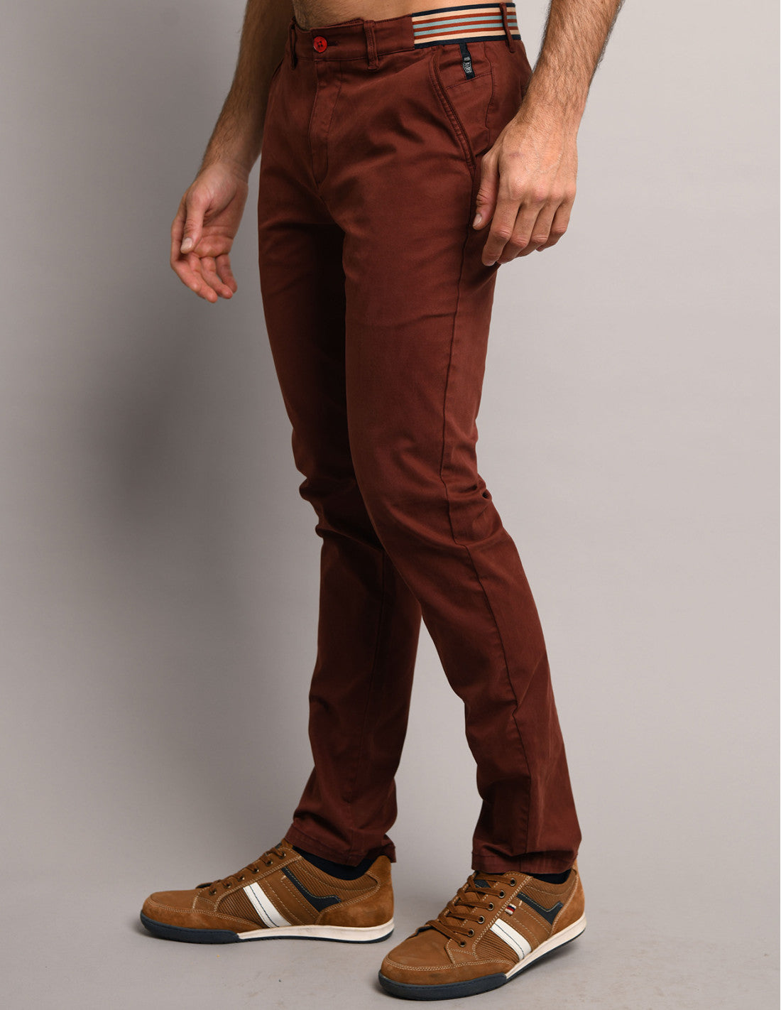 Delahaye Pantalon Chino - Rouille
