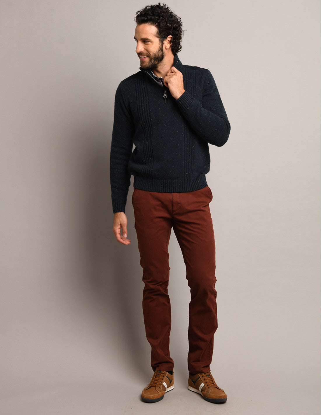 Delahaye Pantalon Chino - Rouille
