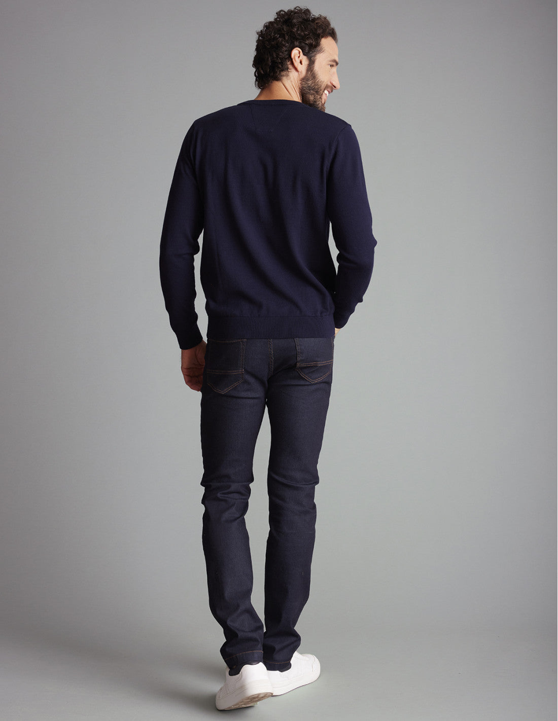 Delahaye Pull "Tizzano" - Marine - Jusqu'au 4XL