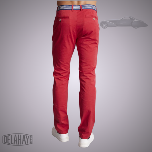 Delahaye Pantalon "Paraguano" - Rouge