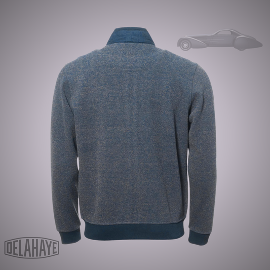 Delahaye Gilet Matelassé - Marine/Brun