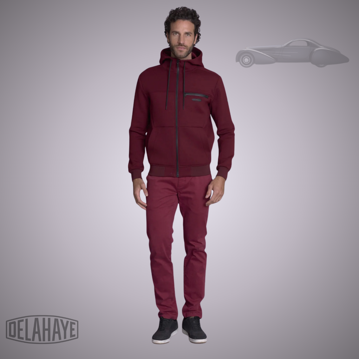 Delahaye Sweat Zippé Rubis