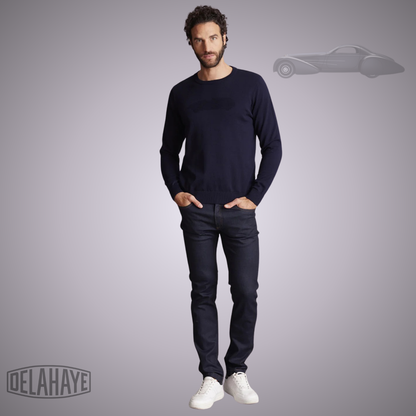 Delahaye Pull "Horizon" - Marine - Jusqu'au 4XL