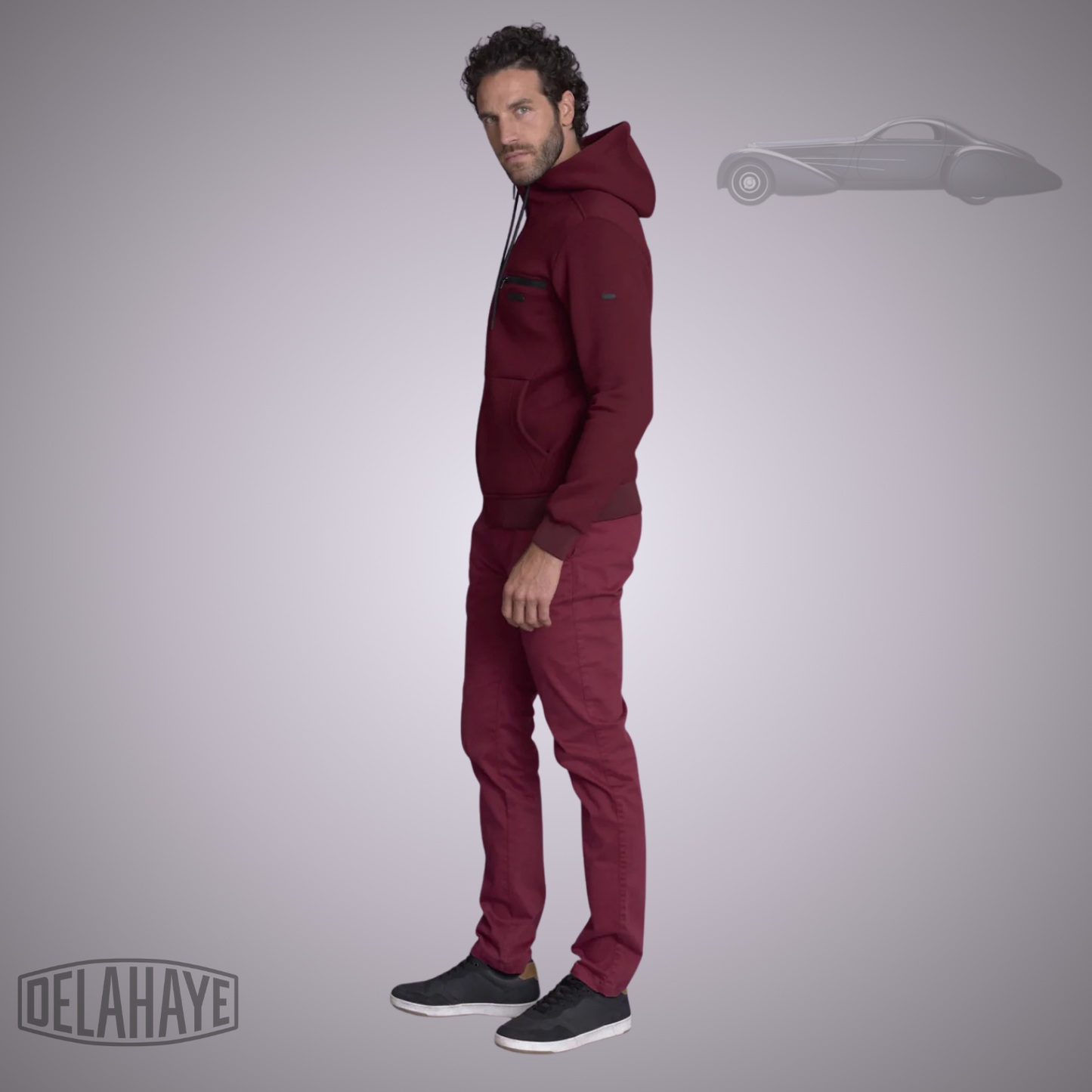 Delahaye Sweat Zippé Rubis