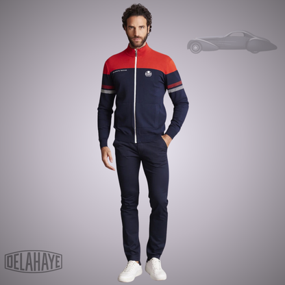 Delahaye Gilet "Navy" - Marine/Rouge
