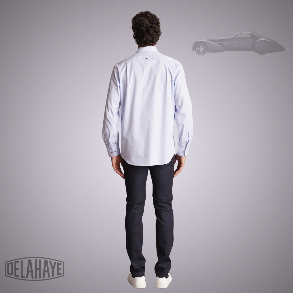 Delahaye Chemise "Caracal" - Bleu Ciel