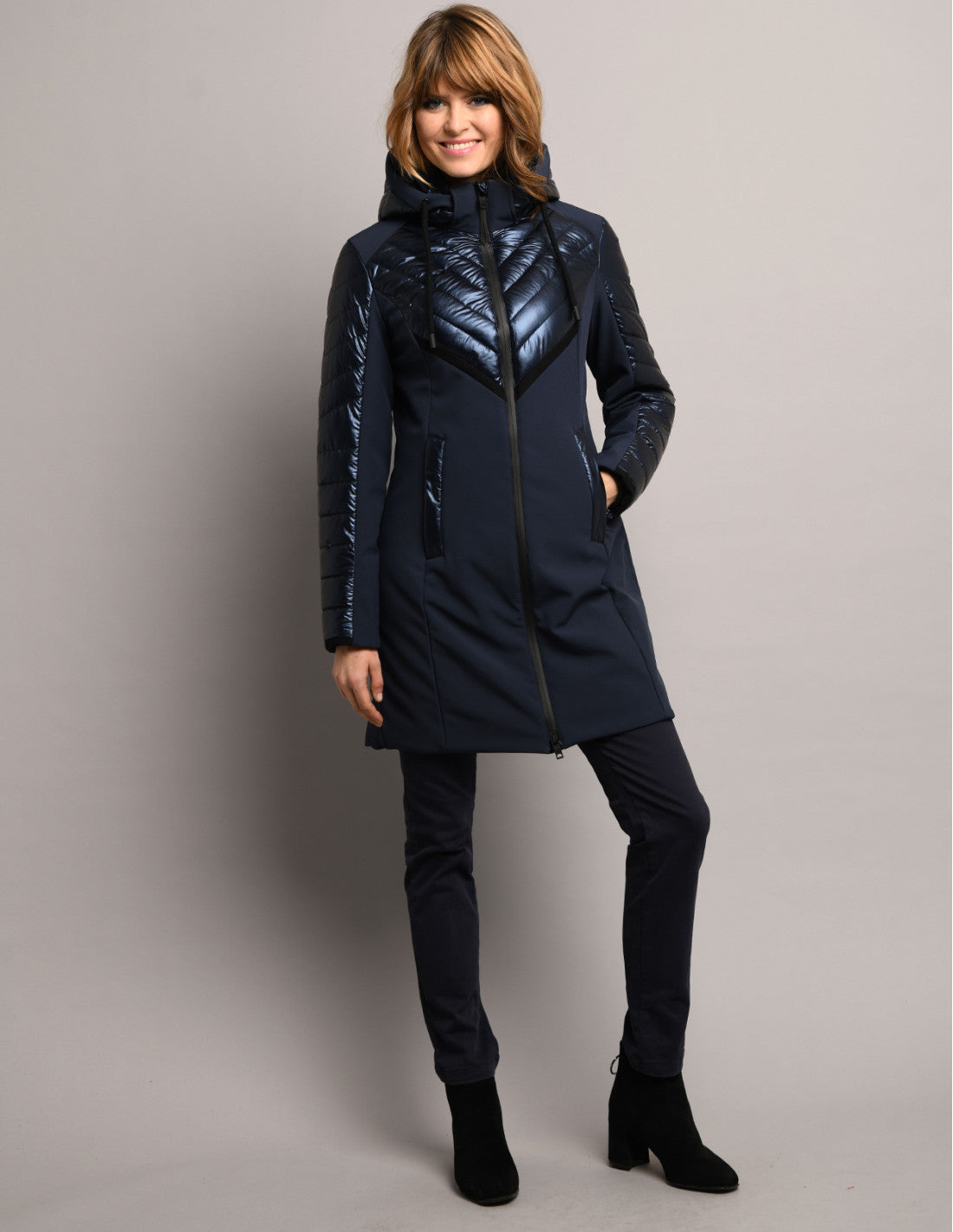 Lady Delahaye Imper Manteau NUIT