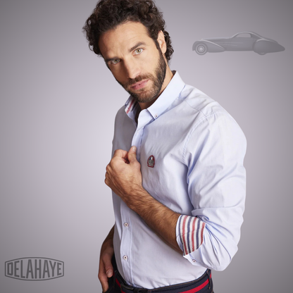 Delahaye Chemise "Caracal" - Bleu Ciel