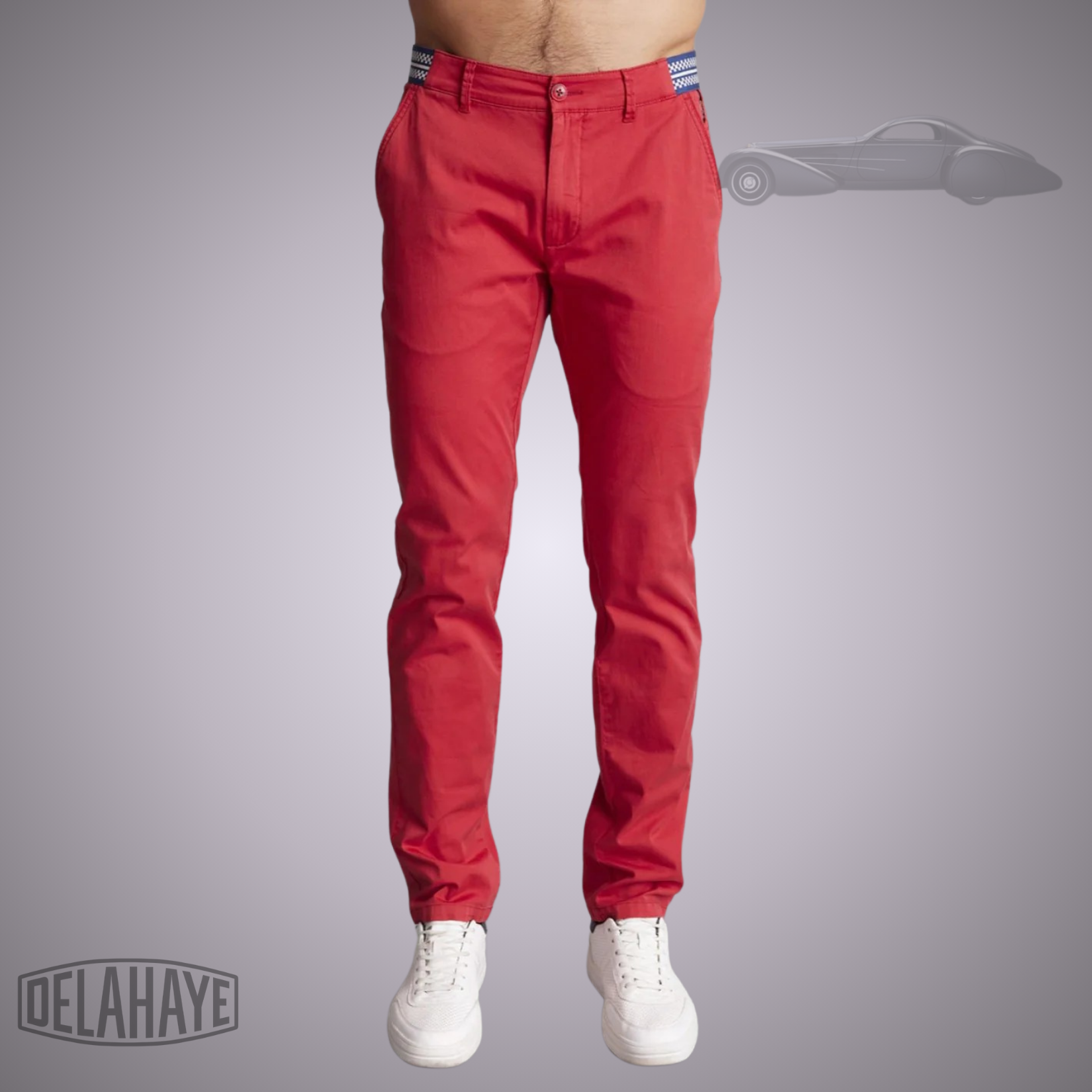Delahaye Pantalon "Paraguano" - Rouge