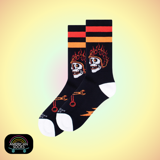 Américan Socks Chaussettes "Piston Rebels" - Mid High - Taille Unique