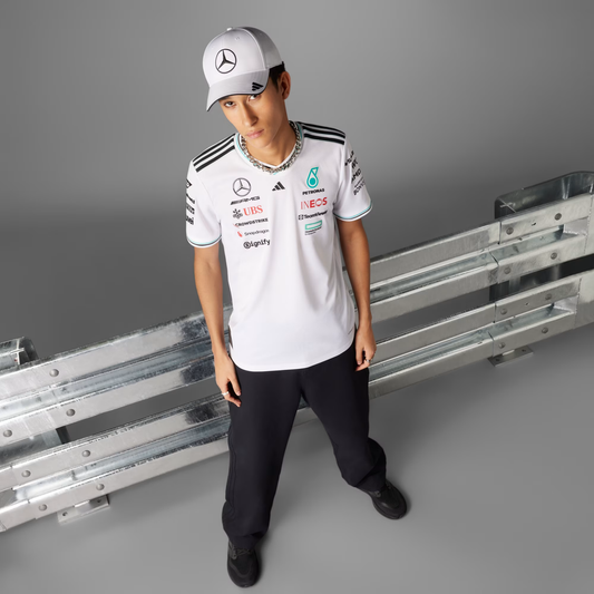 AMG Petronas Tee Shirt Team 2025 - Blanc