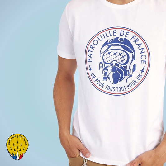 PAF Tee Shirt "Vendome National" - Blanc